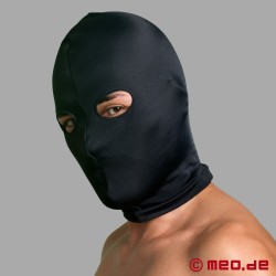 Fekete fétis maszk - spandex maszk szemnyílásokkal