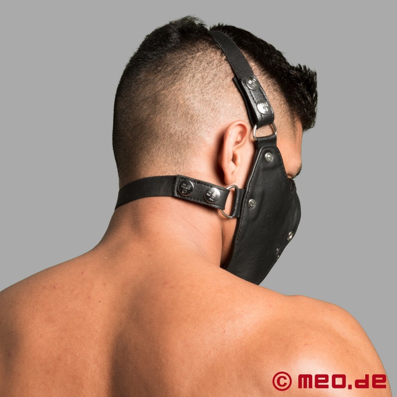 Bőr szájkosár - Mouth Restrictor - BDSM maszk