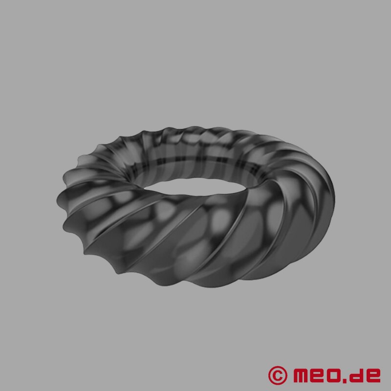 TPE kroužek na penis - 3D spirála