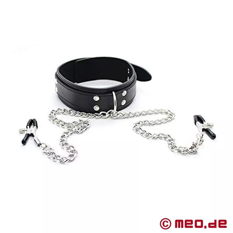Buy BDSM nipple clamps with weights from MEO