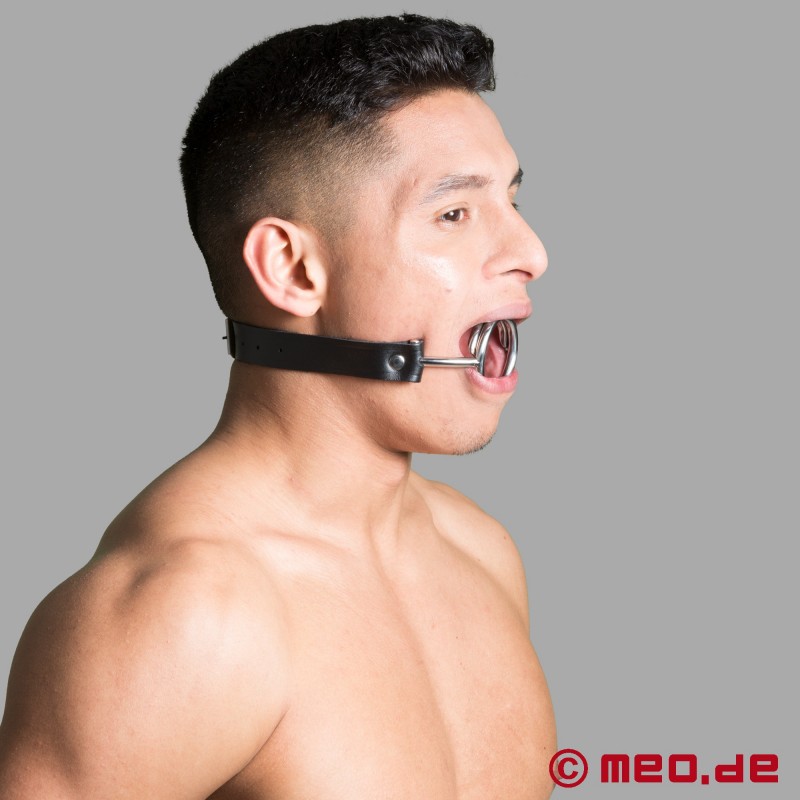 BDSM Ringknebel mit Zungendrücker
