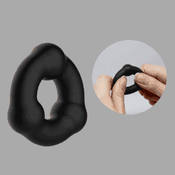 Silicone cock ring