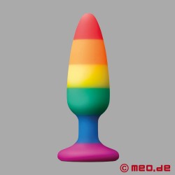 Pleasure Butt Plug Rainbow