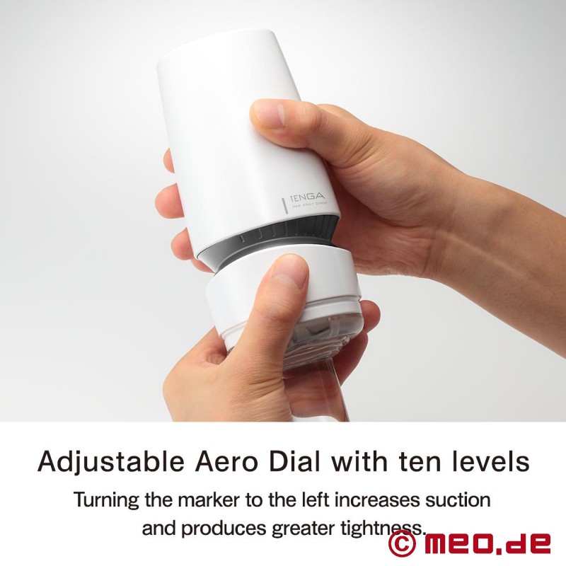 Tenga Aero Dial sølvring-masturbator