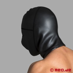 Bonnet BDSM valmistettu neopreenistä, jossa on silmän ja suun aukko