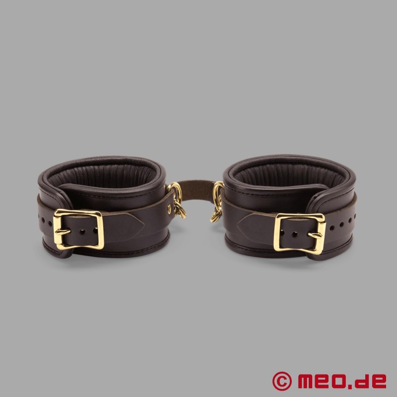 Luxury Leather Ankle Cuffs - Bohème Collection