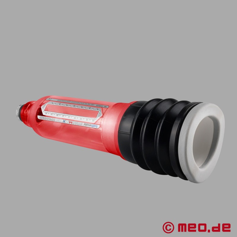 Červená pumpa na penis Hydromax 7 od BATHMATE