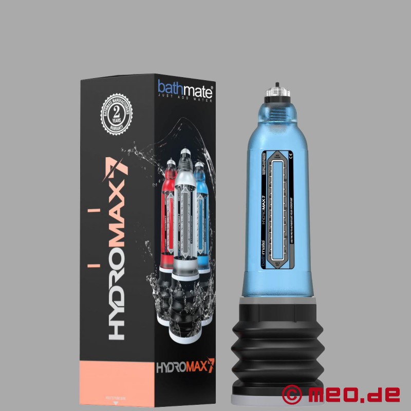Hydromax 7 阴茎泵，蓝色，由 BATHMATE 提供