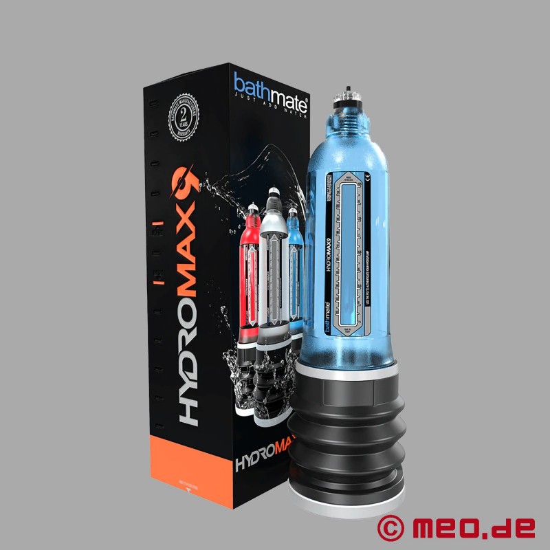 Hydromax 9 阴茎泵，蓝色，由 BATHMATE 提供