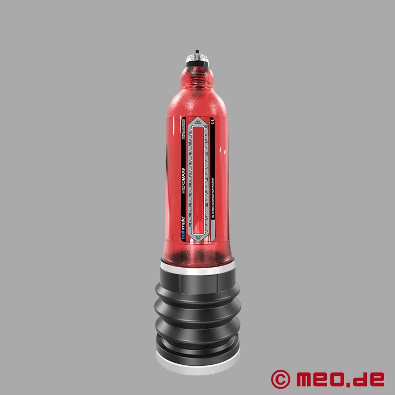 Hydromax 9 阴茎泵，红色，由 BATHMATE 提供