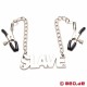 SLAVE - Nipple clamps with chain