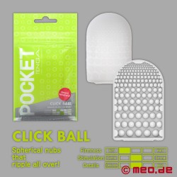 Tenga Masturbator - Pocket Stroker Click Ball（ポケットストローカー・クリックボール）。