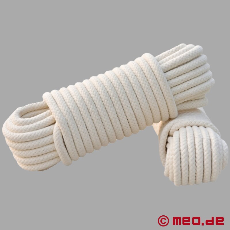 专业品质捆绑绳 - 用于捆绑的白色绳索 