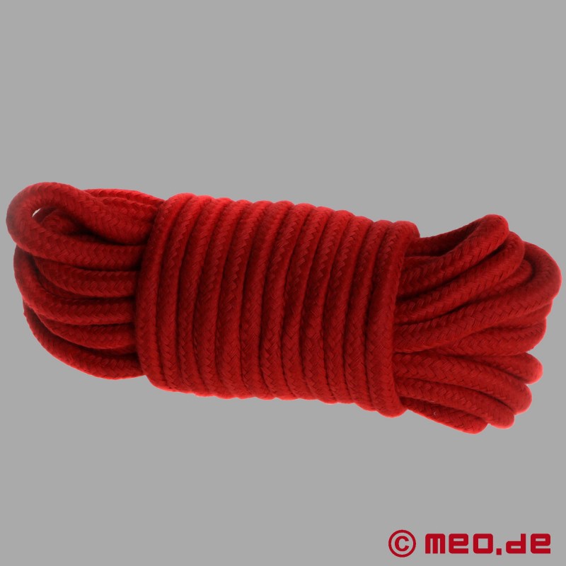 Profesionalna kakovostna vrv za bondage - Rdeča vrv za bondage
