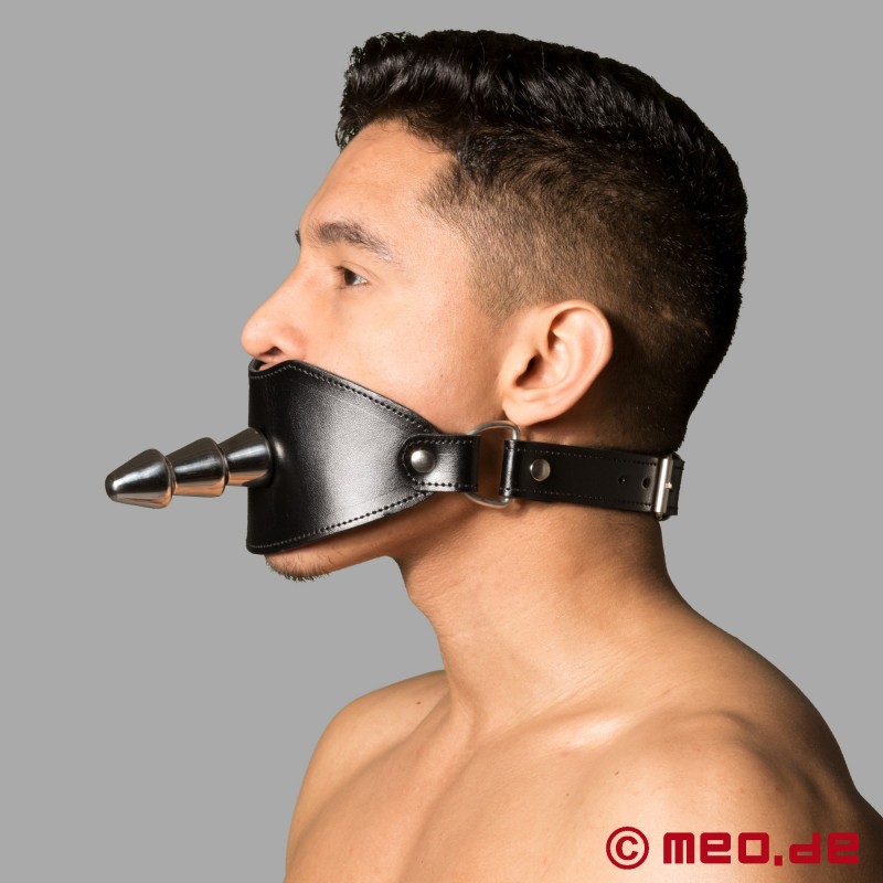 Bâillon gode BDSM avec adaptateur Vac-U-Lock Fuck & Play