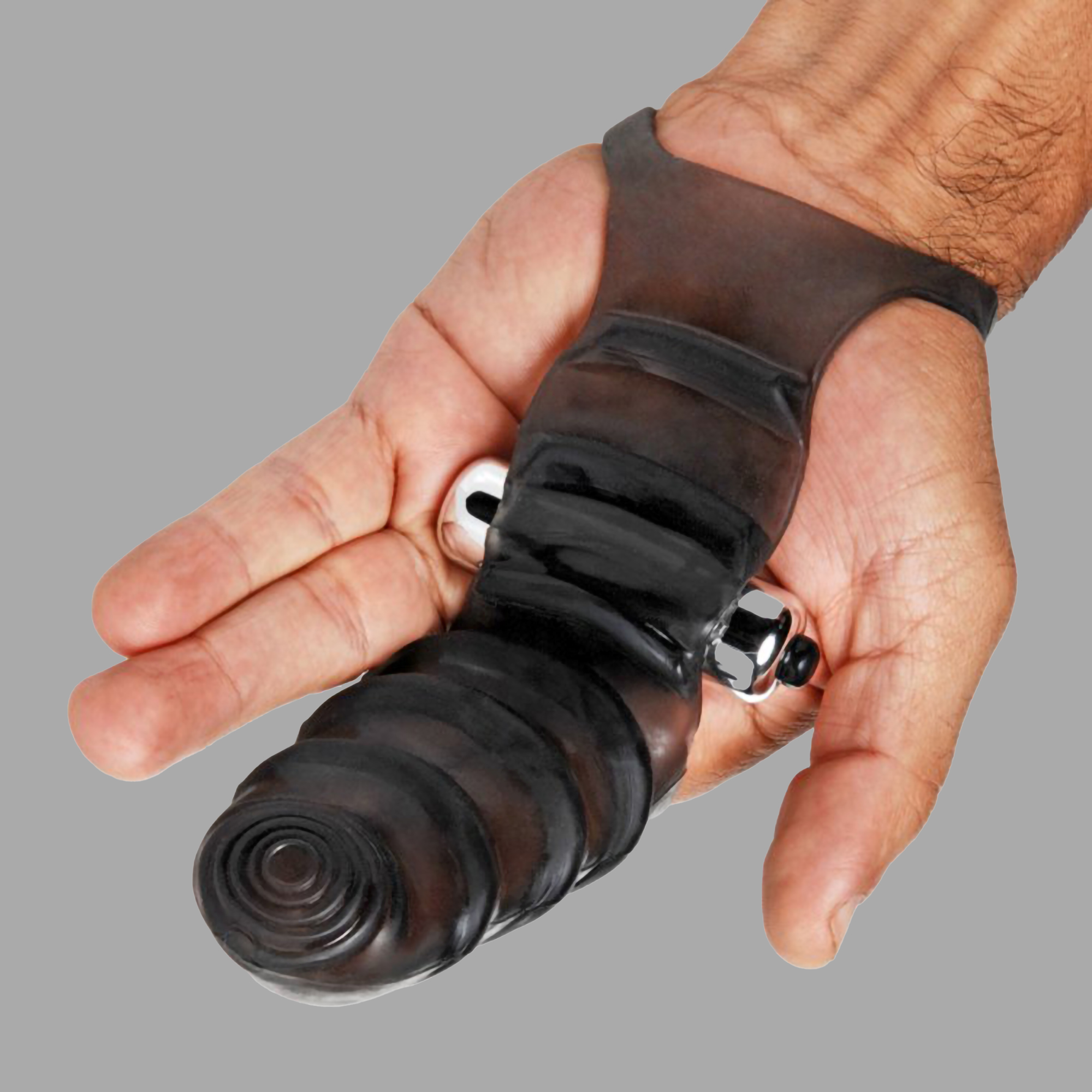 Vibrerende vingerhandschoen voor de P-Spot koop online bij MEO Pr... afbeelding
