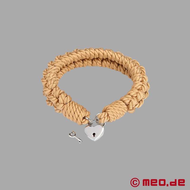 Shibari touw bondage halsband