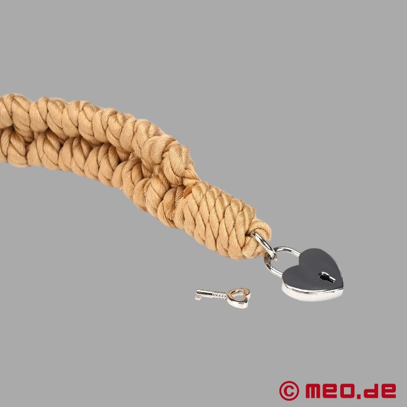 Collier Shibari en corde tressée