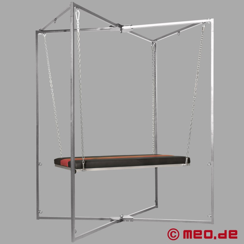 Verrijdbaar sling frame in platinagrijs