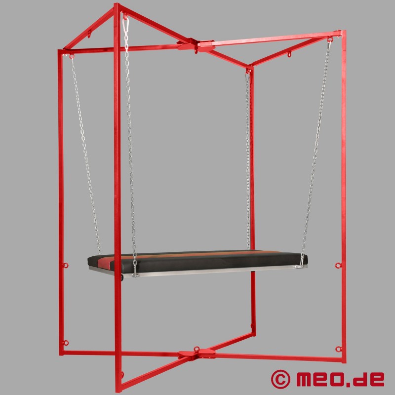 Raudonos spalvos mobilusis sling rėmelis