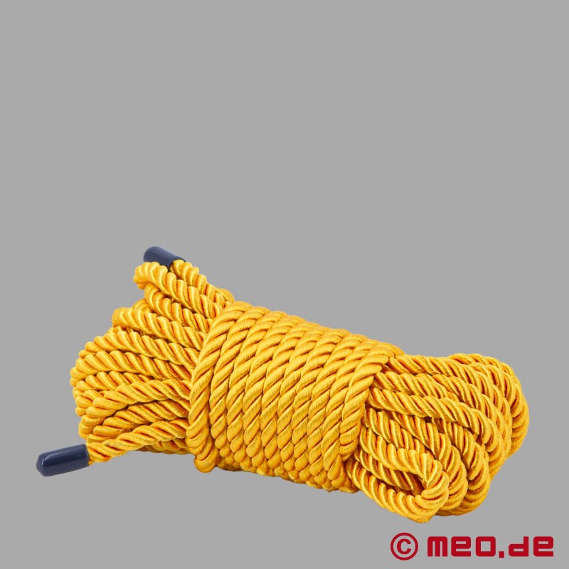 Deluxe Bondage Rope i guld - BDSM Couture Series