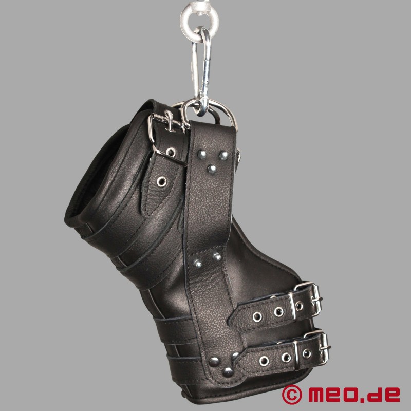Set of 2 Deluxe Leather Suspension Ankle Restraints