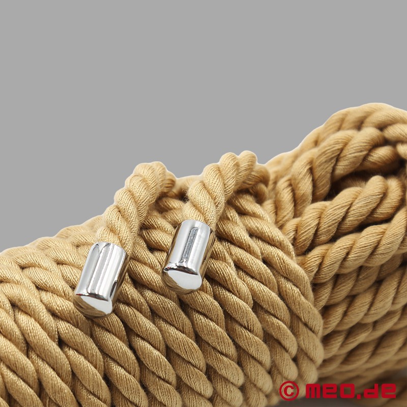 Cuerda Bondage de algodón - Cuerda profesional BDSM color natural