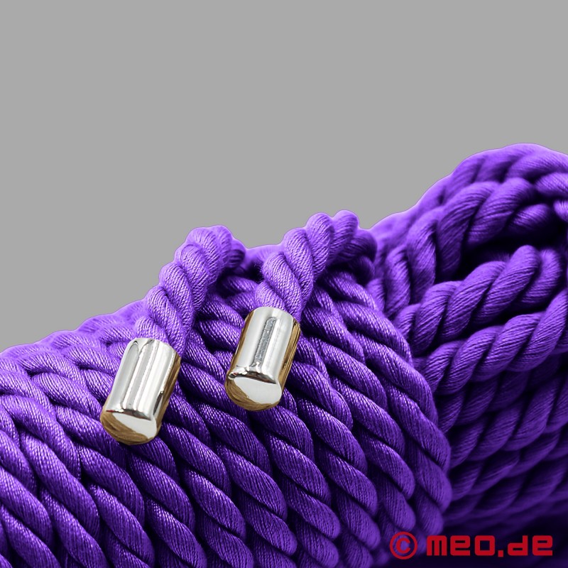 Лилаво памучно въже за робство - BDSM професионално въже в лилаво