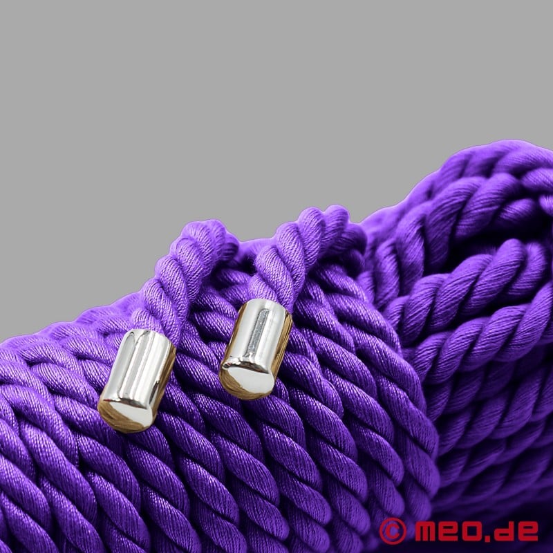 Vijolična bombažna bondage vrv - BDSM profesionalna vrv v vijolični barvi