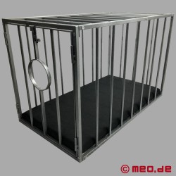 Gaiola de metal BDSM - desmontável - gaiola para escravos