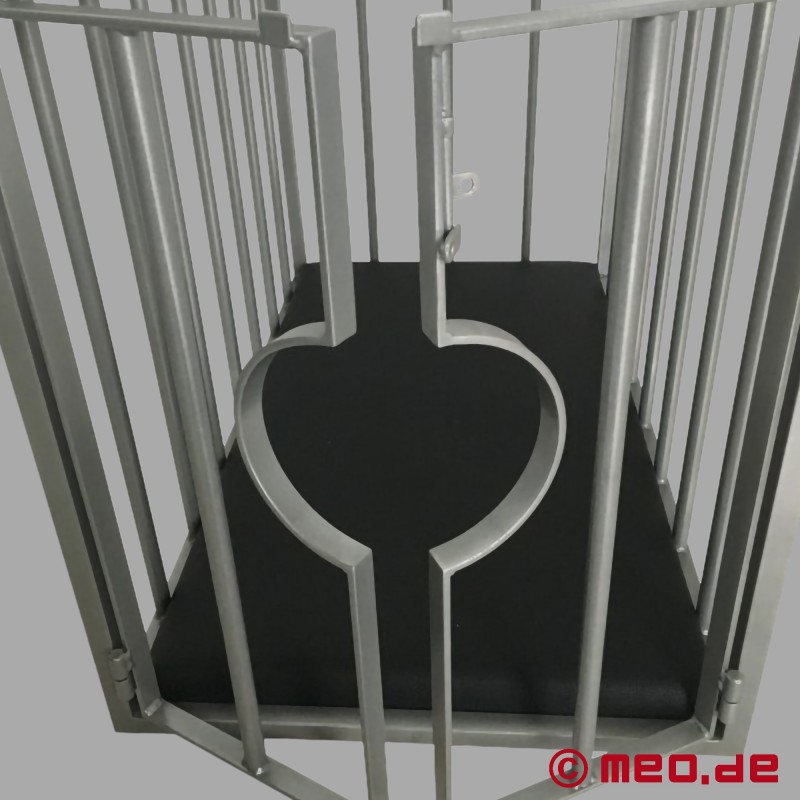 Gaiola de metal BDSM - desmontável - gaiola para escravos