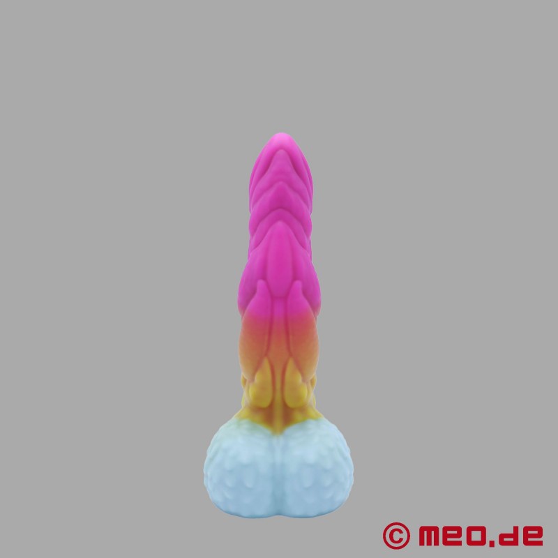 Izdauzīgs monstruāls dildo - Rainbow Alien