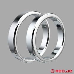Rozsdamentes acél pénisz gyűrű De Luxe