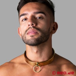 Goldenes Bondage Halsband der O