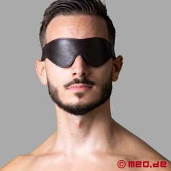 Luksuzna preveza za oči BDSM iz kozje kože - FAUBOURG