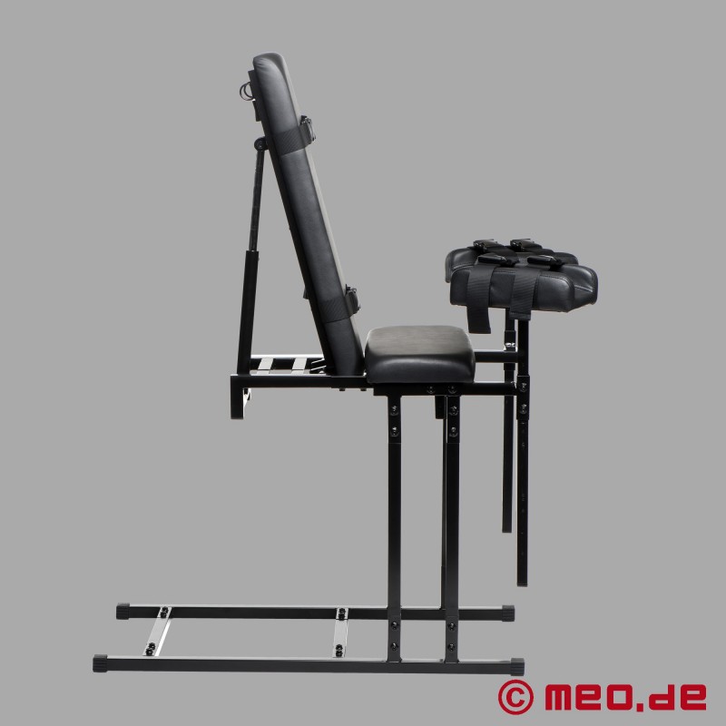 Ultimate Obedience Chair with Sex Machine: Adjustable Bondage