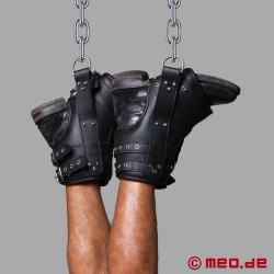 Set of 2 Deluxe Leather Suspension Ankle Restraints