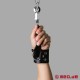 Leather Wrist Cuffs with Anti-Panic Carabiner Hooks