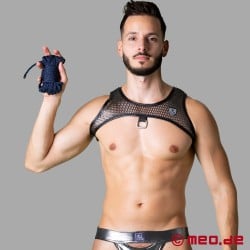 Deluxe Bondage-tau i blått - BDSM Couture Series