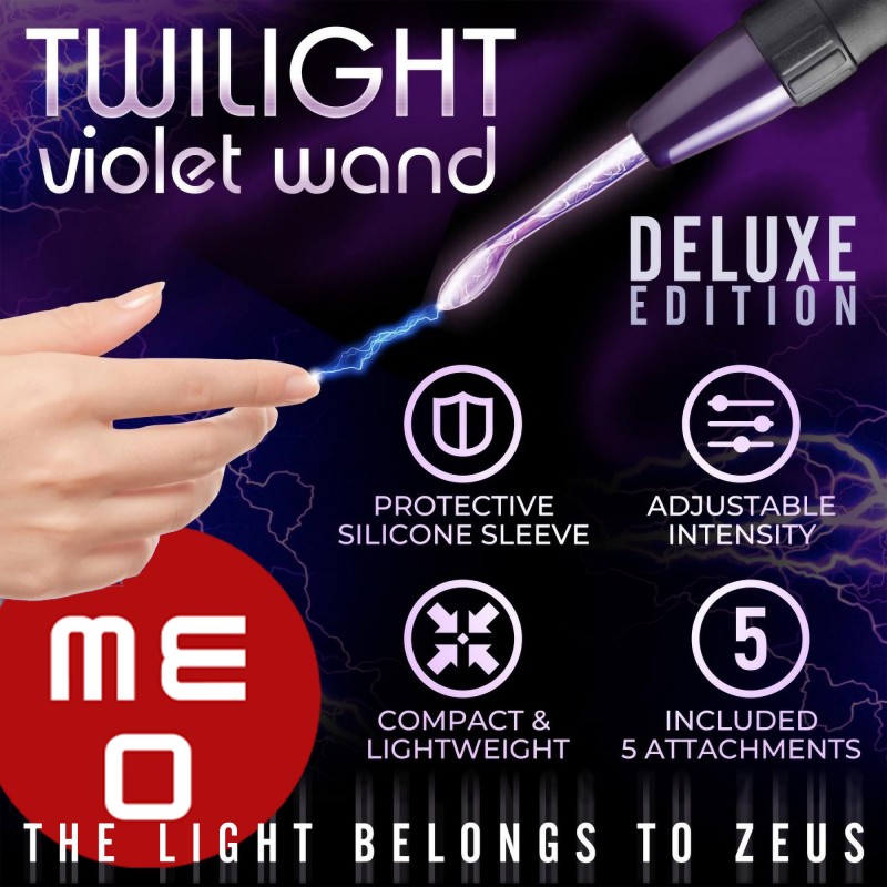 Violet Wand "Twilight" Dr. Sado BDSM - Complete Set