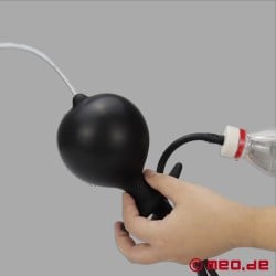 Plug anal gonflable avec enema