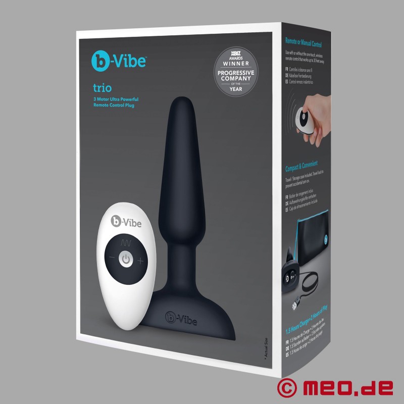 B-Vibe Trio Plug - Anální vibrátor