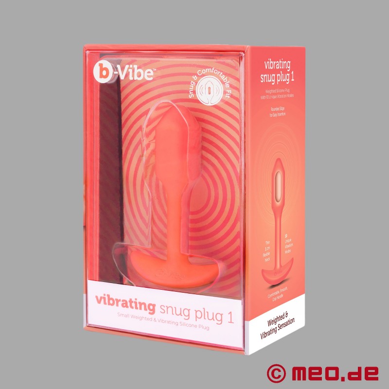 B-Vibe Vibrating Snug Plug - malé