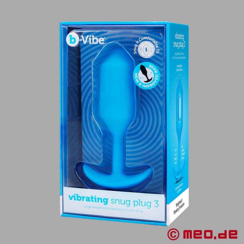 B-Vibe Vibrating Snug Plug - didelis