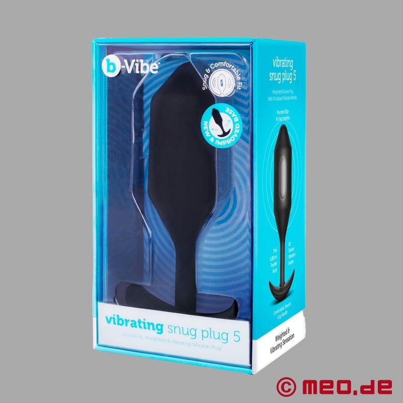 B-Vibe Titreşimli Snug Plug - XXL