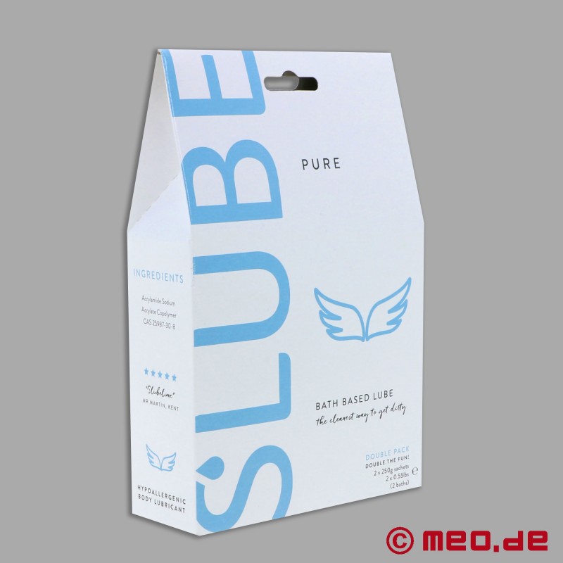 Slube Body Lube - Pure - Çift içerikli XL paket