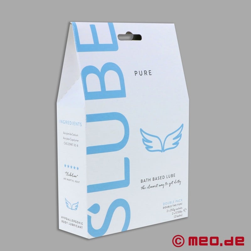 Slube Body Lube - Pure - XL-pakkaus, jossa on kaksinkertainen sisältö