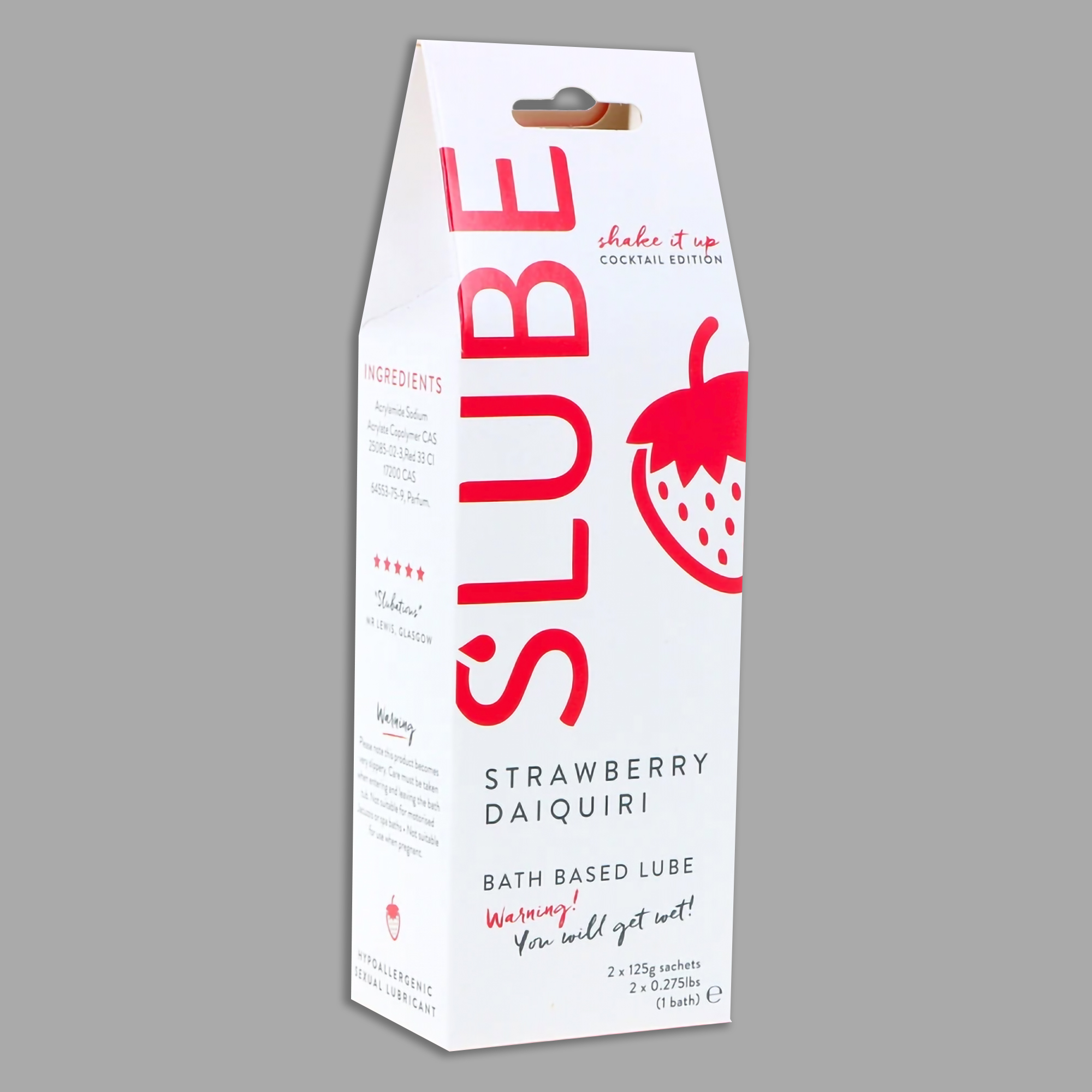 Slube Body Lube - Strawberry Daiquiri køb online hos MEO Slube