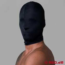 Μαύρη μάσκα φετίχ - Spandex mask - Sensory Deprivation