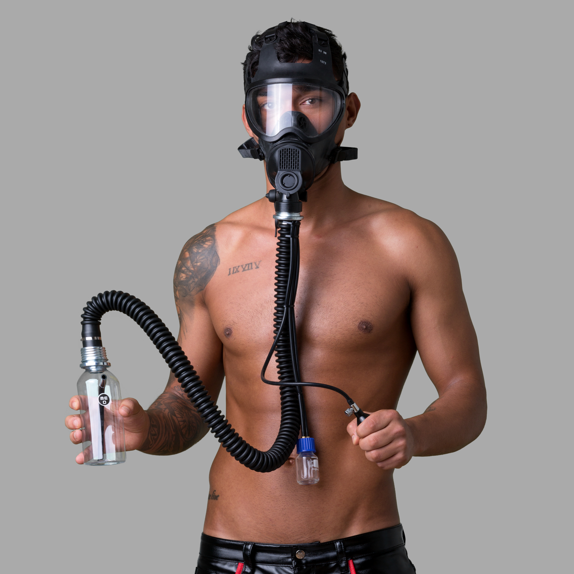 Buy Gas Mask Pump Hose for Poppers from MEO | BDSM Gas Masks